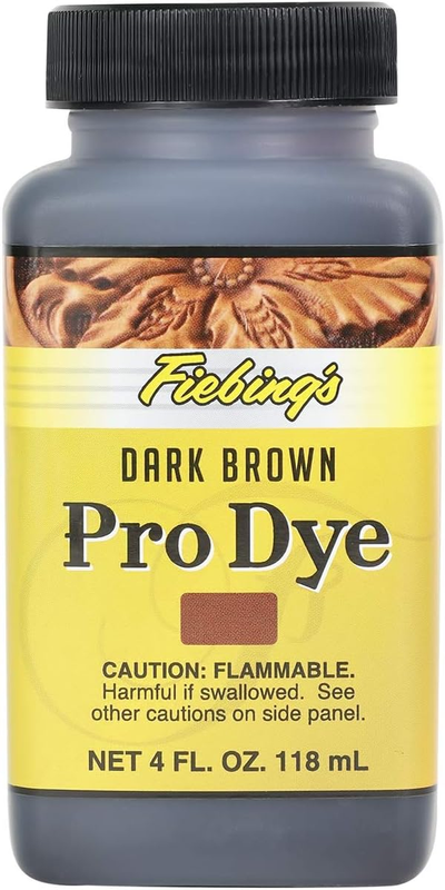 Fiebings Pro Dye Leather Dye 4oz Alcohol Based Permanent Shoe ...