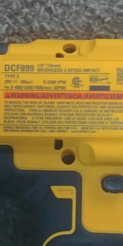 Dewalt DCF899M1 1/2” High Torque Impact Wrench BRAND NEW