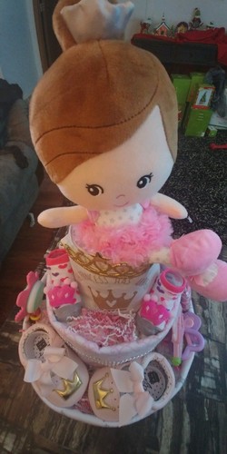 Princess Diaper Cake