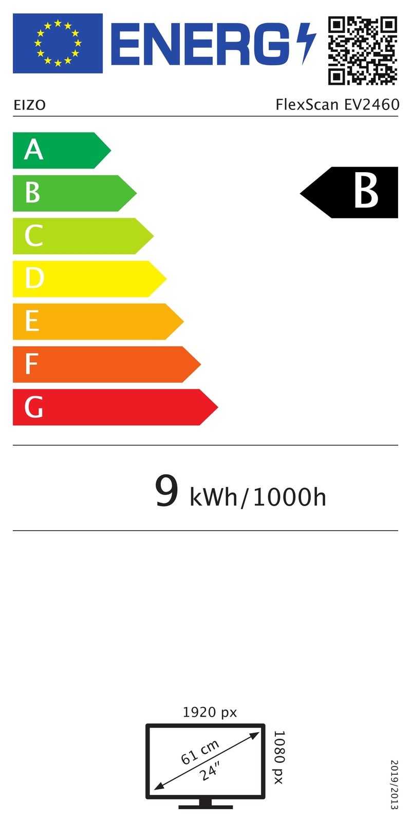 Energy Rating:B Label