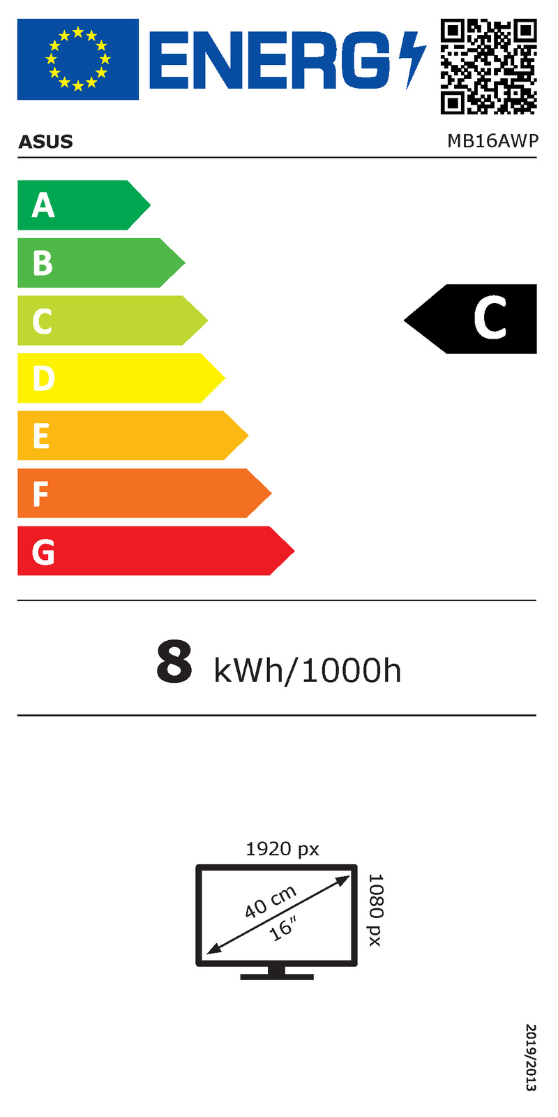 Energy Rating:C Label