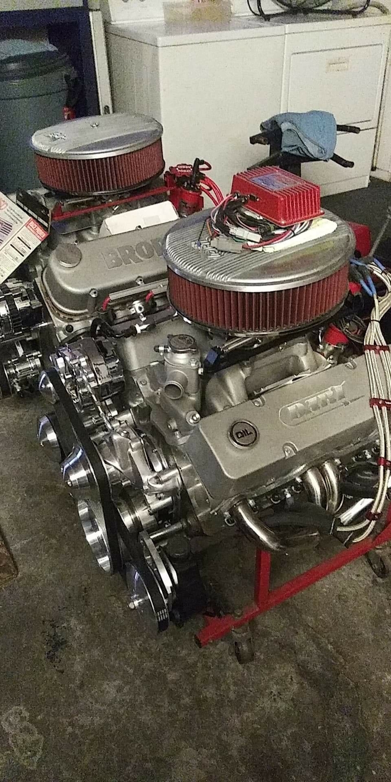 Dart 68000015 SBC Cast Aluminum Valve Cover Set eBay