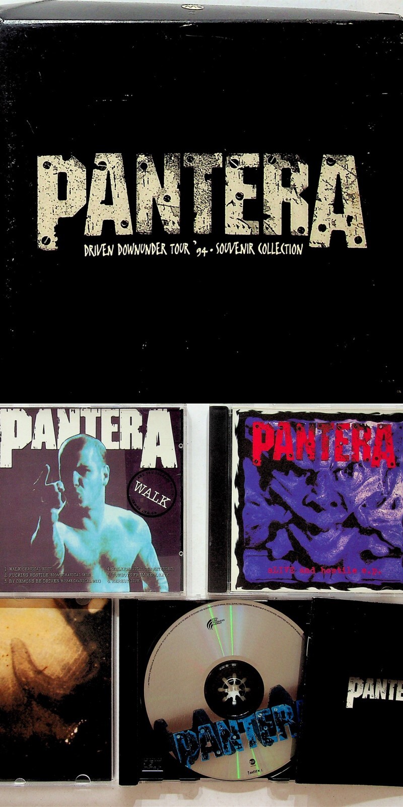 PANTERA- Driven Downunder Tour '94 Alive & Hostile EP/Walk 3