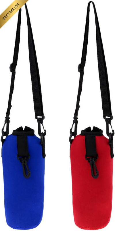 2Pcs Water Bottle Holder Insulated Water Bottle Carrier/Bag/Pouch/Case/Cover/Sle