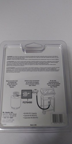 Mr. Heater Propane Grill Black Acme Nut x 1/4