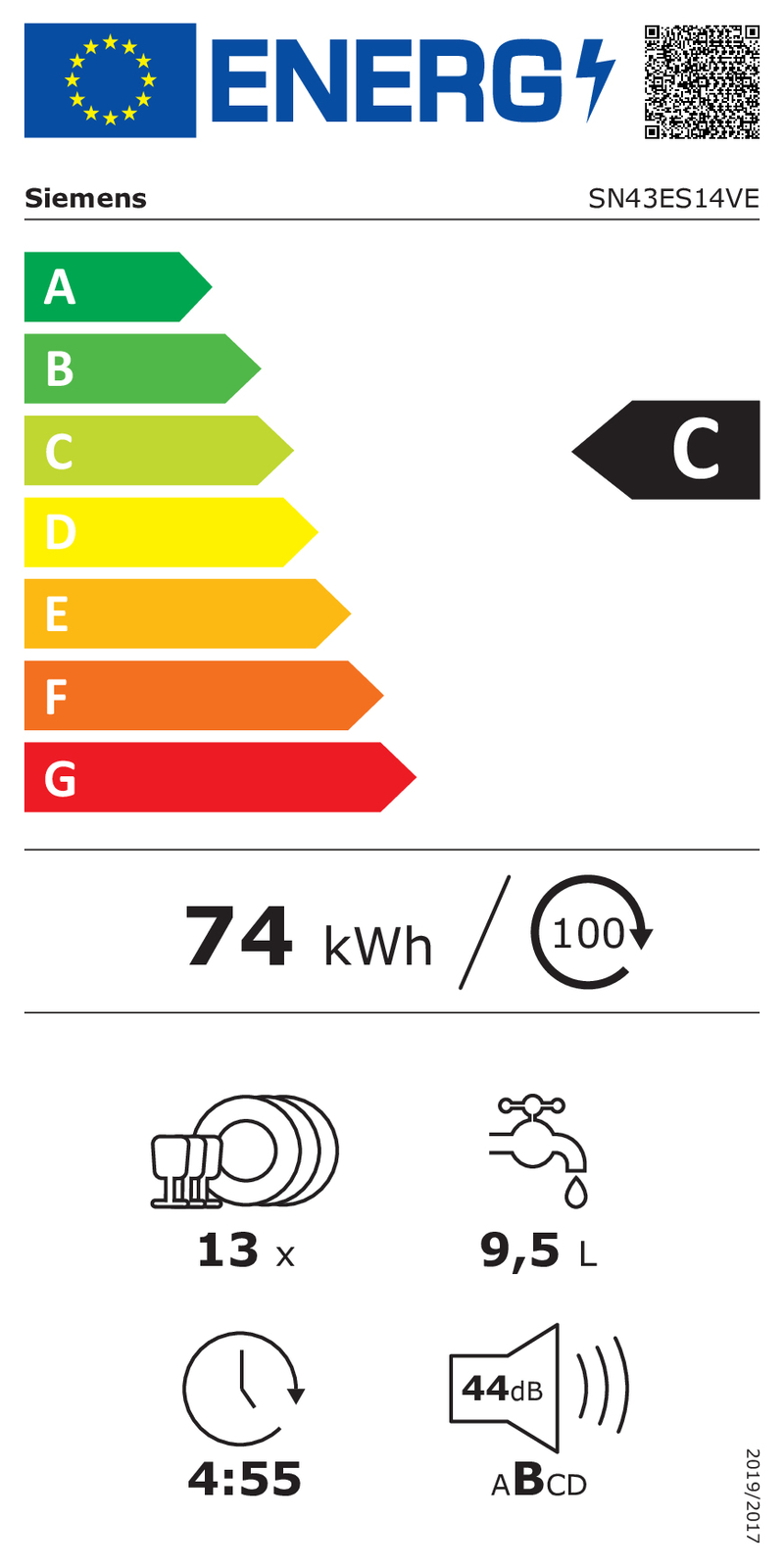 EEK:C Energieeffizienz C
