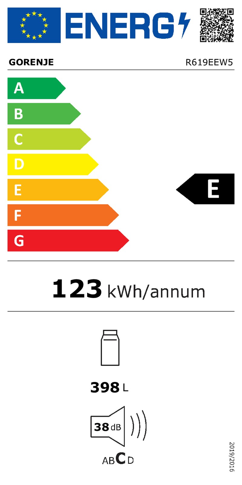 EEK:E Energieeffizienz E