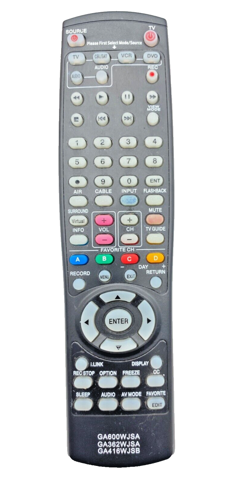 新しいga600wjsa ga362wjsa ga416wjsb交換リモートfor Sharp TV 37ht3u 42d64u 46d64u 52d64u 65d6?lc26da5u lc32da5u lc32ga4?X lc-32gp2?lc-32 GA600WJSA GA362WJSA GA416WJSB TV Remote for Sharp LC-42D64U