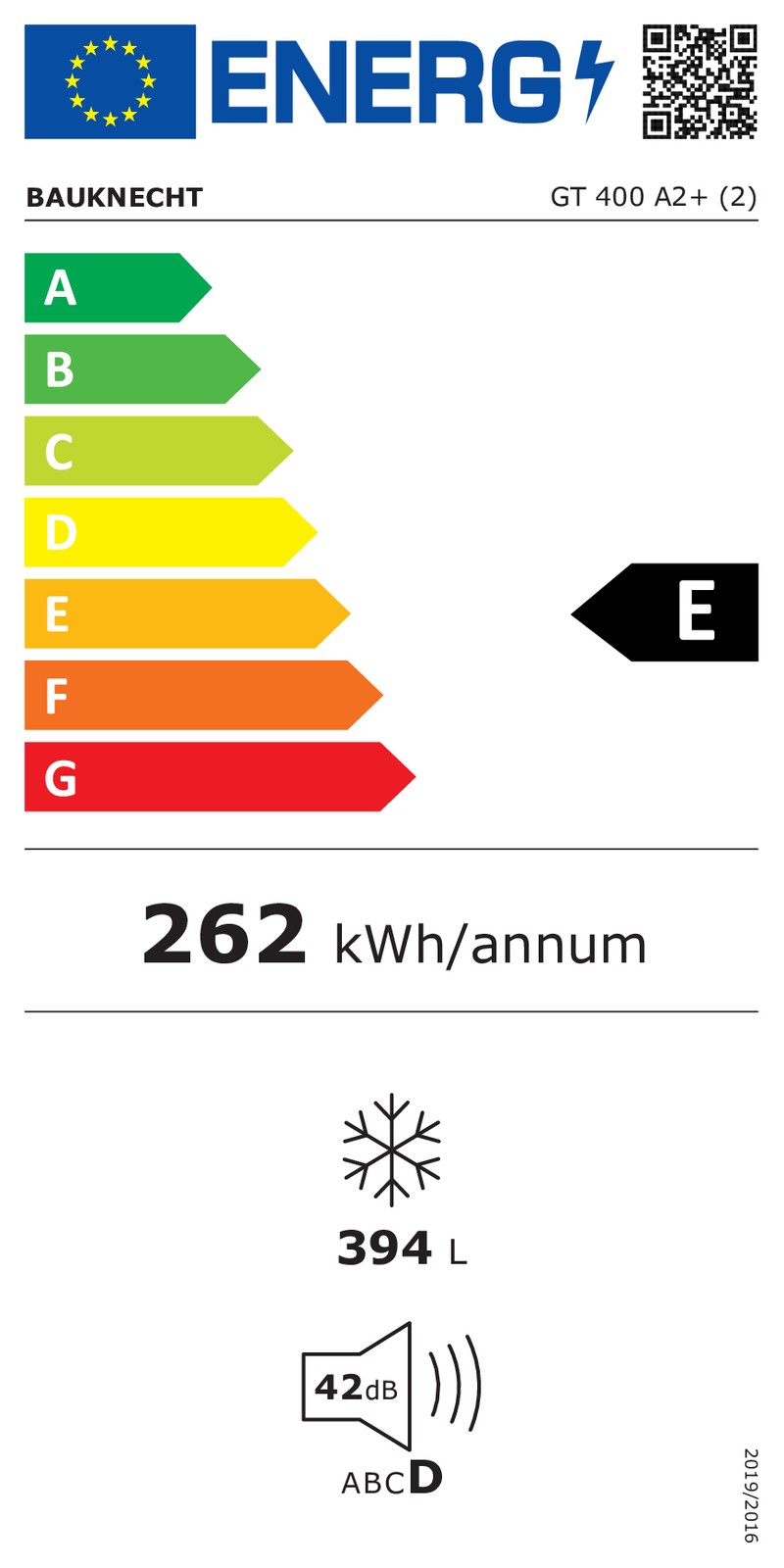 EEK:E Energieeffizienz E