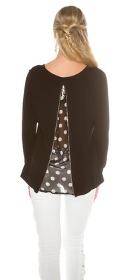 Trendy Koucla Pullover 2in1 Pulli Bluse Strickpullover Sweater mit Zip 