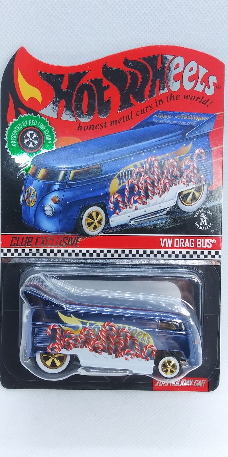 Hot Wheels RLC Exclusive Holiday Volkswagen Drag Bus 2019 VW