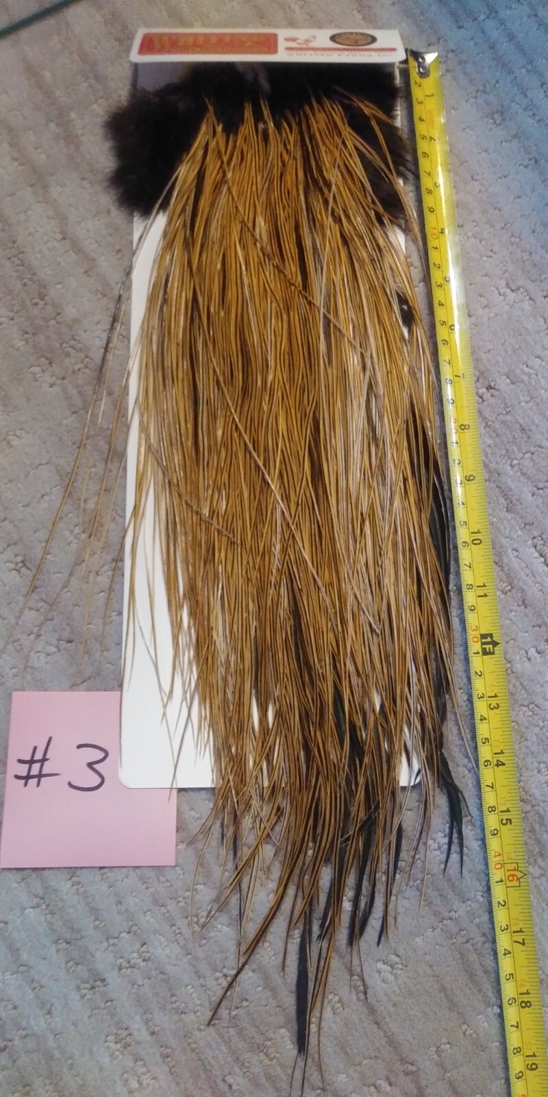 ゴールデンバジャー WHITING Bronze Golden Badger GOLDEN BADGER Whiting Bronze Midge Rooster Saddle Feathers