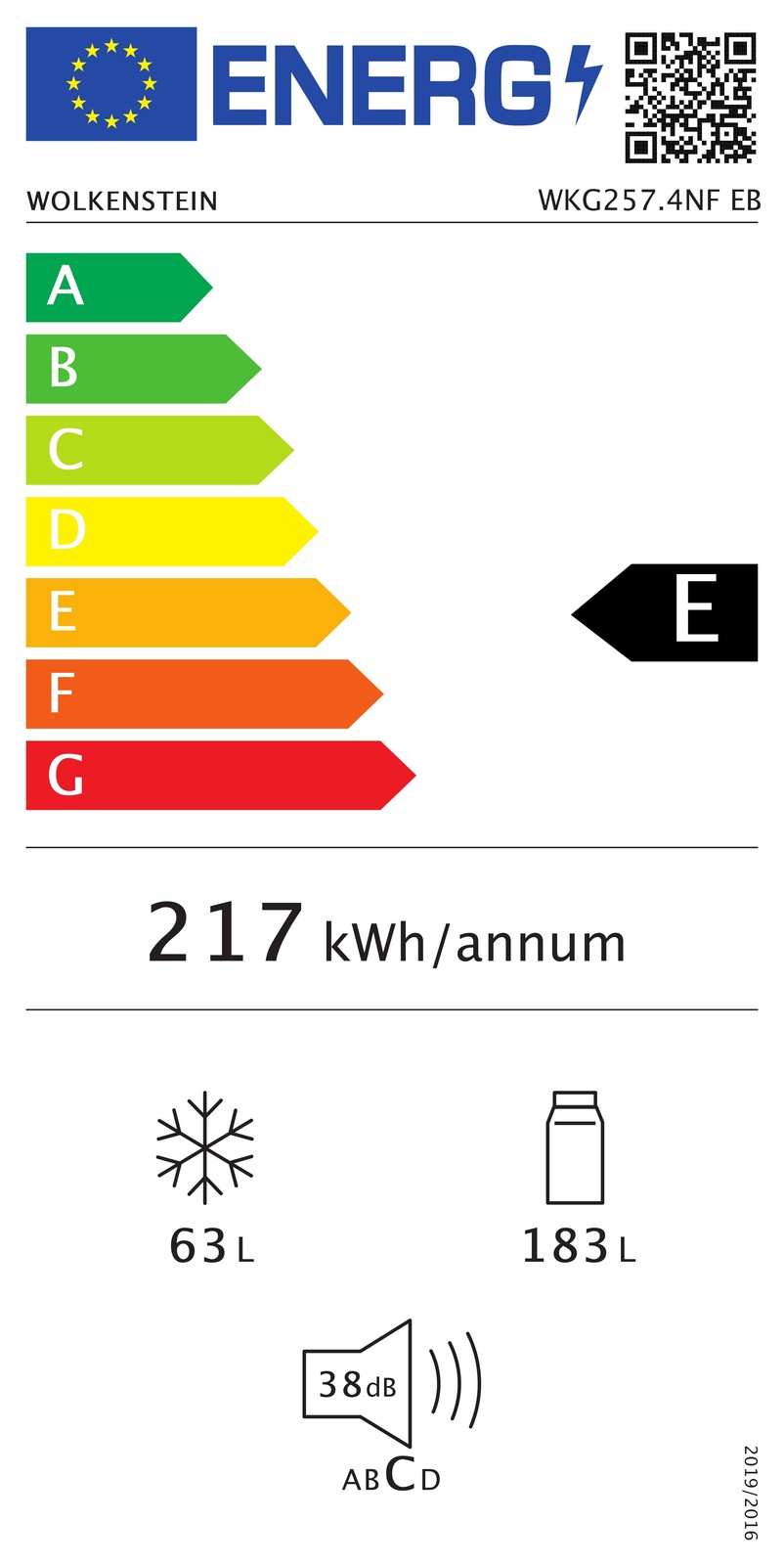 EEK:E Energieeffizienzlabel