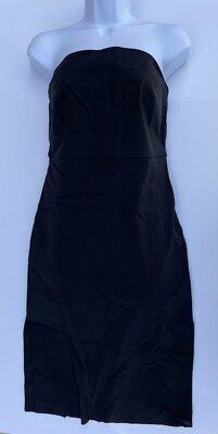 EXPRESS dress size 7/8 black stretch strappy $64 NEW (fs36)
