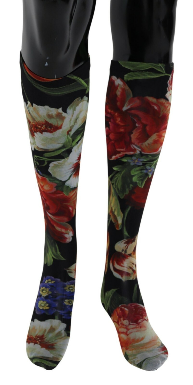 

DOLCE - GABBANA Носки Женские нейлоновые чулки с разноцветным цветочным принтом s. М $ 220, Multicolor