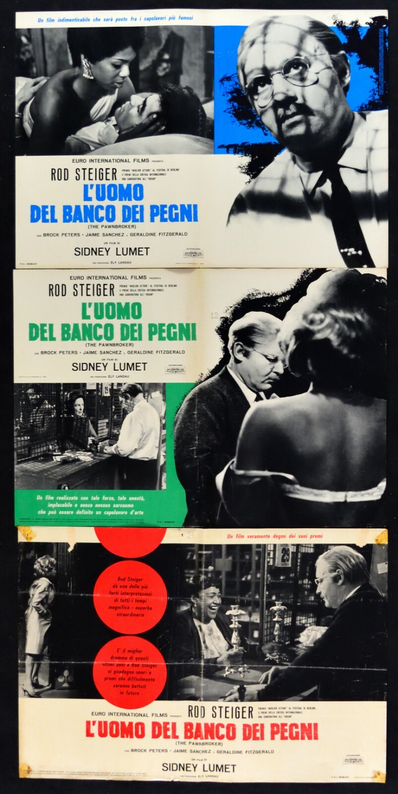 Fotobuste L Uomo Del Banco Dei Pegni The Pawnbroker Lumet Steiger Peters R96