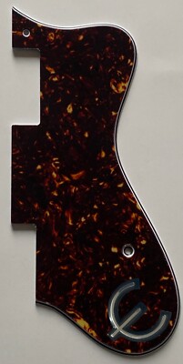 For Fit Epiphone Dot Style & E Logo Guitar Pickguard 4 Ply Brown Tortoise