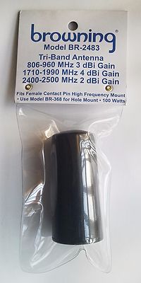 Mobile Low Profile Tri-band Radio Antenna 800 900 MHz 1.7-2.4 GHz BR2483