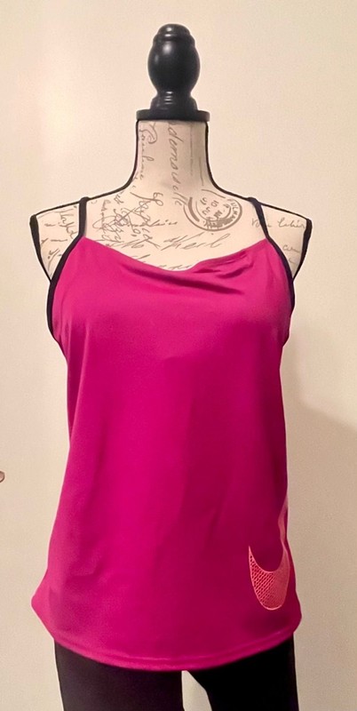 Nike Women's Athletic Tank Top Pink Size XL