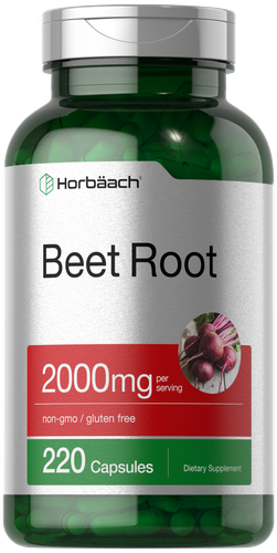 Капсулы с порошком корня свеклы 2000 мг | 220 таблеток | Травяной экстракт | от Хорбааха
