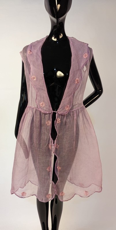 embroidery organdy dress