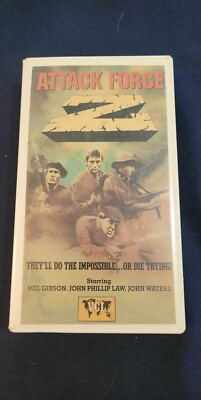 Attack Force Z (VHS) 1987 mel gibson action tested