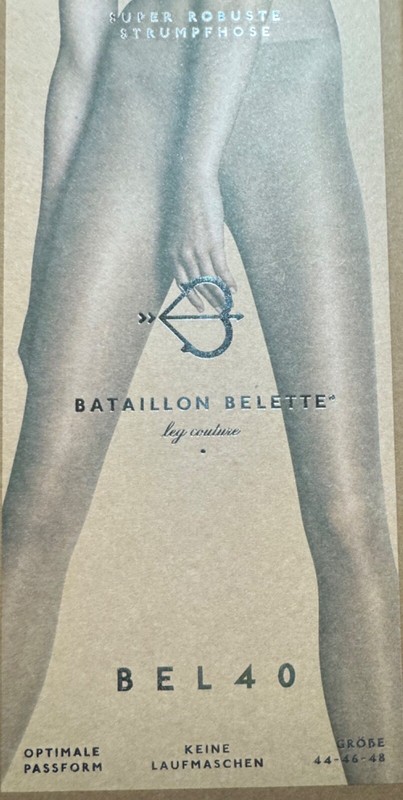 Strumpfhose Bataillon Belette, Bel 40 GrÃ¶ÃE: 44-48 (Iv) 40den Farbe: Tanned Skin