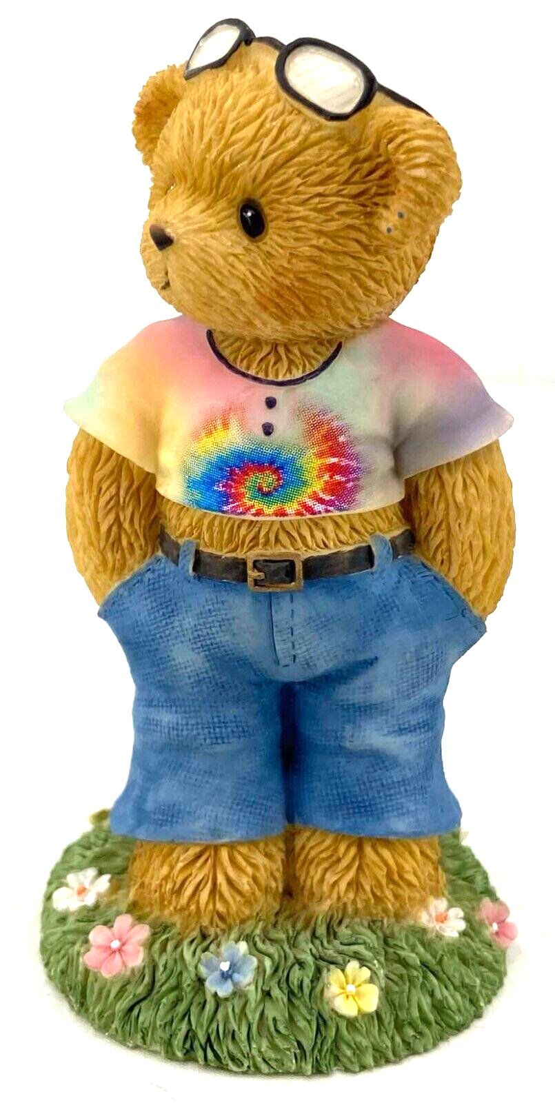Cherished Teddies 112452 Deanna Tie Dye Flower Hippie