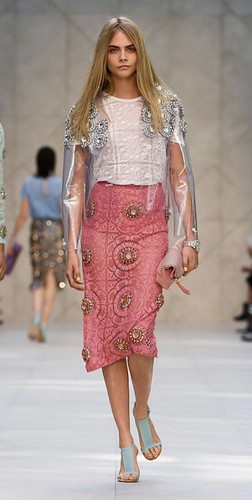 SOLD OUT RARE Burberry Prorsum Gem Embellished English Lace