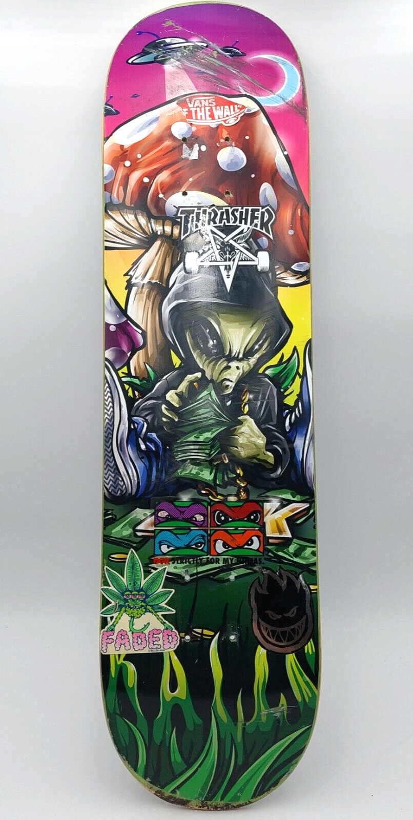 DGK - DGK Josh Kalis プロデッキ 8.0インチ DGK DECK ディージーケー デッキ JOSH KALIS TRACTION 8.1