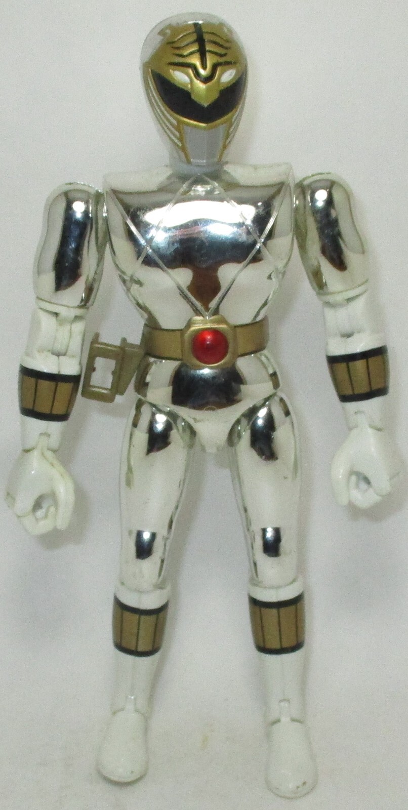 1995 Mighty Morphin Power Rangers Chrome WHITE RANGER 8