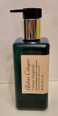 Atelier Cologne Orange Sanguine Authentic Unisex Body& Hair Shower Gel 8.6oz New