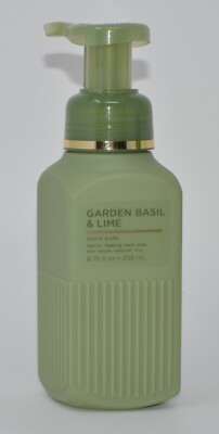 1 BATH & BODY WORKS GARDEN BASIL LIME GENTLE CLEAN FOAMING HAND SOAP WASH PUMP