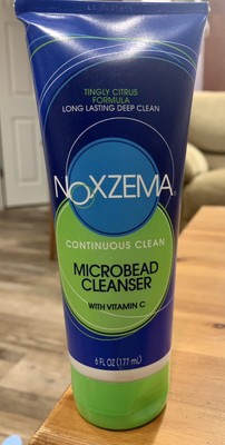 Noxzema Continuous Clean Micro bead Cleanser W/Vitamin C VERY RARE! 6oz