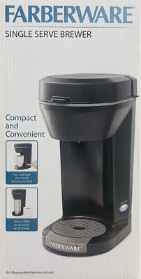 Faberware Single Server K Cup Brewer 201762 Black