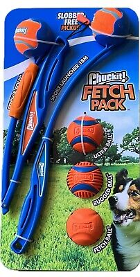 Chuckit! Launcher Dog Fetch Pack ~ 7-piece Set ~ Includes 5 