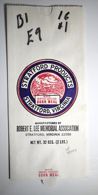 Vintage Paper Sack Bag - STRATFORD PRODUCTS, ROBERT E. LEE MEMORIAL ASSO - 2003