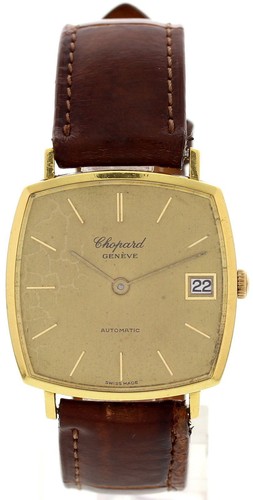 Chopard Heritage Lady 12A655-5001 K18PG Solid Roman Oval