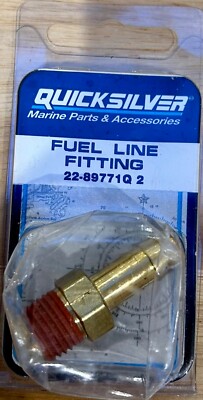 New Quicksilver Marine Fuel Line Fitting 22-89771Q2