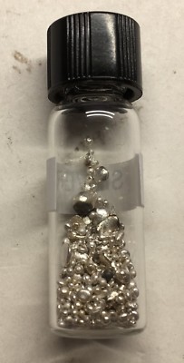 ELEMENT #47, SILVER SHOT, 99.99% PURE SAMPLE, 3 GM