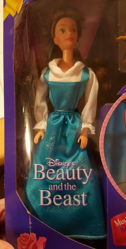 Disney Beauty and the Beast Be Our Guest Musical Gift Set Belle & Friends 1993