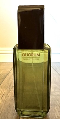 QUORUM by Antonio Puig 3.4 oz  Men Eau de Toilette Spray Cologne 97% Full W/Box