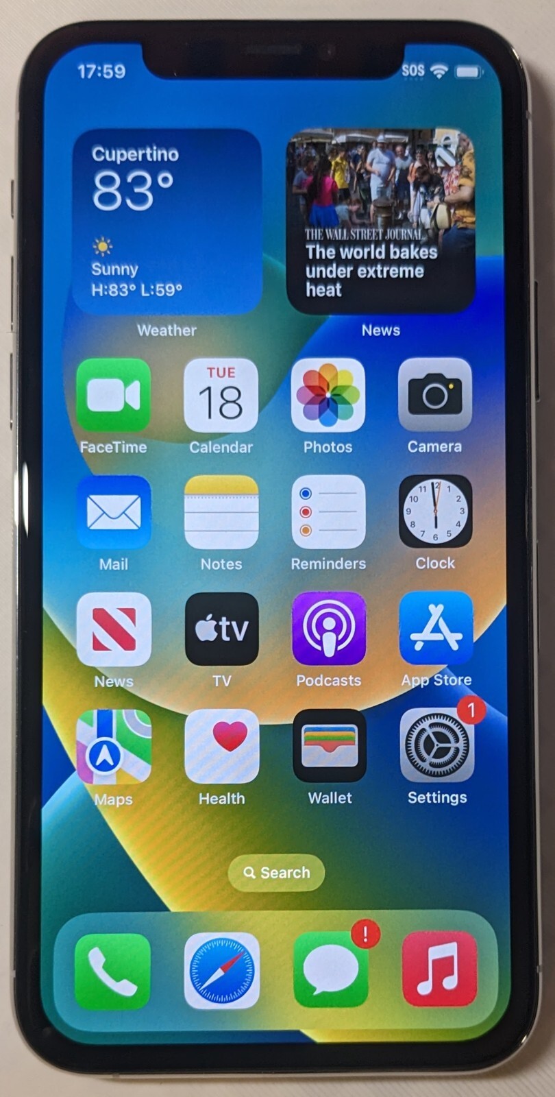 Excellent - Apple iPhone 11 Pro (A2160) Silver - 64 GB - T Excellent - Apple iPhone 11 Pro (A2160) Silver - 64 GB - T