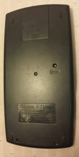 CANNON F-710 SCIENTIFIC CALCULATOR 10+2 DIGITS EXCELLENT