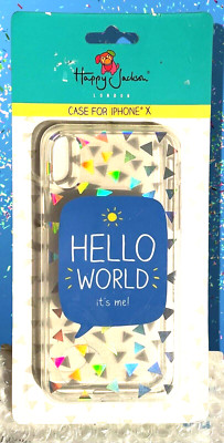 Pier 1 Imports Happy Jackson  Hello World it s me  iPhone X Case Hologram Design