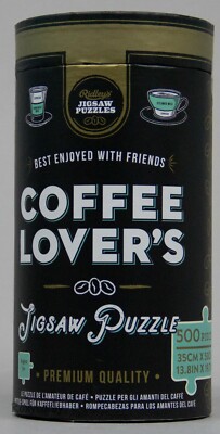 Ridley's Coffee Lover's Premium 500 Piece Jigsaw Puzzle NIB