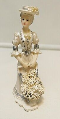 Vintage China Victorian Lady figurine 5  tall