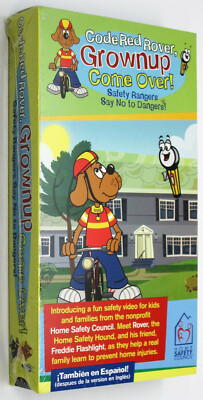 CODE RED ROVER GROWN UP COME OVER New VHS Kids Home Safety Video Rangers Dangers