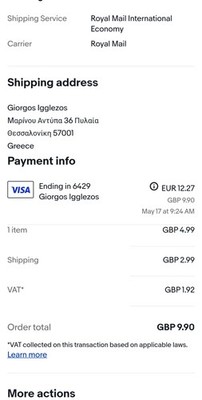 Item photo(s) from verified buyer