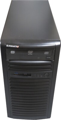 Supermicro SYS-530T-I Mini-Tower Server Intel Xeon E-2356G 32GB RAM 2x 960GB SSD